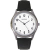 Sekonda Easy Reader Black Leather Strap Mens Watch 3621