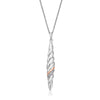 Clogau Lovers Twist Pendant and Chain 3SLTW0613