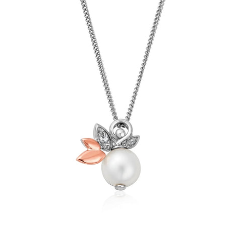 Clogau Lily Of The Valley Pearl Pendant and Chain 3SLYV0600