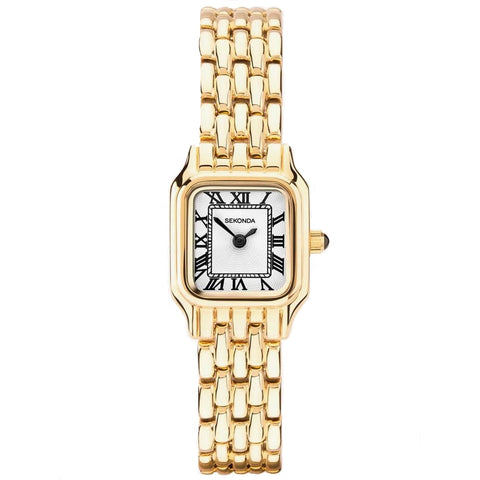 Sekonda Monica Ladies Watch Gold Plated Bracelet 40144