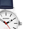 Sekonda Nordic Leather Strap Ladies Watch Blue 40484