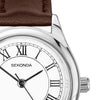 Sekonda Evans Classic Brown Leather Strap Ladies Watch 40685