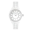 Sekonda Margot White Dial and Stone Set Bezel Ladies Watch 40687