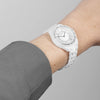 Sekonda Margot White Dial and Stone Set Bezel Ladies Watch 40687