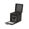 WOLF Viceroy Single Watch Winder With Storage Black 456102