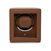 WOLF Cub Single Watch Winder Cognac 461127 | H&H Family Jewellers