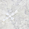 Sterling Silver Cubic Zirconia Cross Pendant And Chain