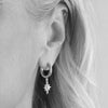Kit Heath Celeste North Star Hoop Drop Earrings 50456CZ