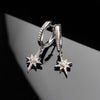 Kit Heath Celeste North Star Hoop Drop Earrings 50456CZ