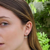 Kit Heath Blossom Flyte Honey Bee Hoop Drop Earrings 60338