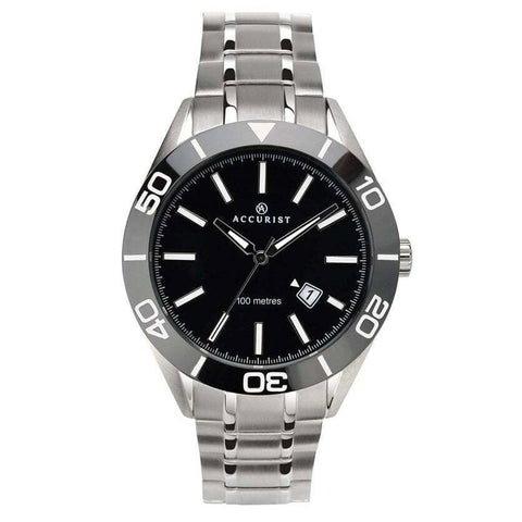 Accurist Signature Collection Steel Mens Watch 7222 | H&H Jewellers