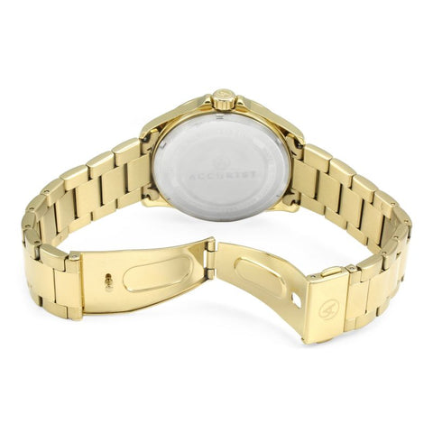 Accurist Yellow Gold Plated Mens Watch 7289 | H&H
