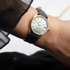 Accurist Everyday Ladies Watch Black Leather Strap 74005X