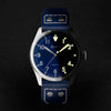Accurist Aviation Mens Watch 76001 Blue Leather Strap with Blue Dial