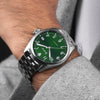 Accurist Aviation Mens Watch 76002 Stainless Steel with Green Dial