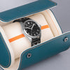 Accurist Aviation Mens Watch 76004 Black Leather Strap