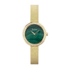 Accurist Ladies Watch 78004 With Green Malachite Dial