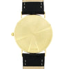 Accurist 9ct Gold Mens Watch Champagne Dial Black Strap 7802