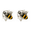 Bee Rhodium Plate Mens Cufflinks 901376 | H&H Family Jewellers
