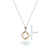 Kit Heath Alicia Golden Mini Necklace 90017