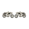 Motor Bike Rhodium Plated Cufflinks 901031