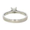Palladium 0.35ct Solitaire Ring Princess Cut Diamond | H&H