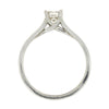 Palladium 0.35ct Solitaire Ring Princess Cut Diamond | H&H