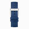 Accurist Rectangle Ladies Watch 71002 Blue Leather Strap | H&H Jewellers