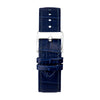 Accurist Classic Mens Blue Leather Strap Watch White Dial 73000 | H&H
