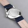 Accurist Classic Mens Blue Leather Strap Watch White Dial 73000 | H&H