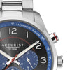 Accurist Stainless Steel Mens Chronograph Watch 7408 | H&H Jewellers