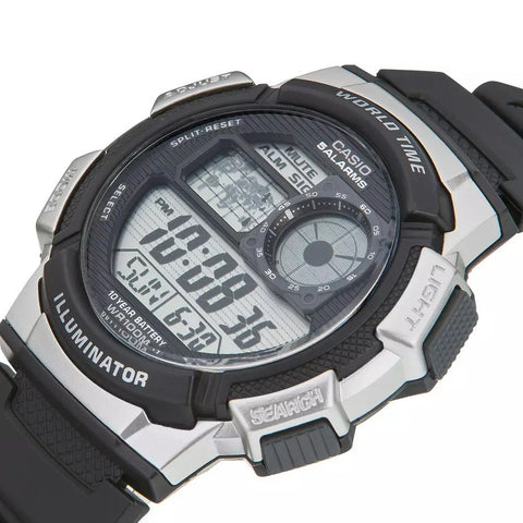 Casio Sports Gear World Time Men's Watch AE-1000W-1A2VEF | H&H