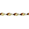 Amber Sterling Silver Ladies Bracelet