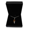 Amber Sterling Silver Pendant and Chain | H&H Jewellers