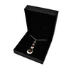 Amber Sterling Silver Triple Drop Pendant & Chain | H&H