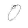 Ava & Sky Stainless Steel Linked Heart Bangle ASC0020