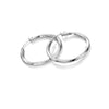 Ava & Sky Stainless Steel Twist Hoop Earrings ASE0004