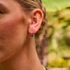 Ava & Sky Stainless Steel Huggie Hoop Earrings ASE0020