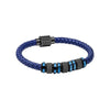 Fred Bennett Blue Leather Mens Bracelet B5575L