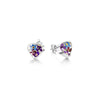 Shrieking Violet Real Flower Purple Haze Stud Earrings BLE02