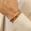 Boss Jewellery Doran Yellow Gold Plated Mens Bracelet 1580696