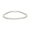 9ct White Gold 1.00cts Brilliant Cut Diamond Line Tennis Bracelet | H&H