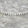 18ct White Gold 2.33cts Brilliant Cut Diamond Line Tennis Bracelet | H&H