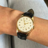 Pre Owned Vintage Buren 9ct Gold Mid Size Ladies Strap Watch | H&H