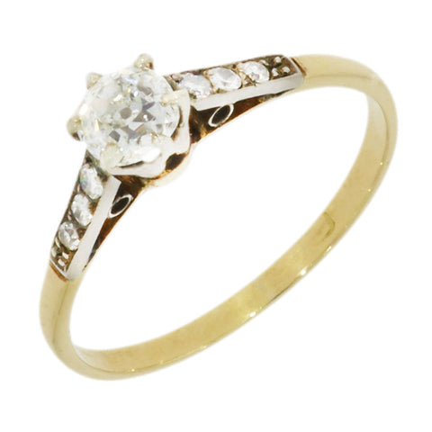 Pre Owned 9ct Yellow Gold 0.40ct Diamond Solitaire Ring | H&H Jewellers