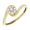 Pre Owned 9ct Yellow Gold 0.20cts Diamond Cluster Ring | H&H Jewellers