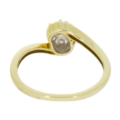 Pre Owned 9ct Yellow Gold 0.20cts Diamond Cluster Ring | H&H Jewellers