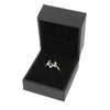 Pre Owned 9ct Yellow Gold Sapphire and Diamond Cluster Ring