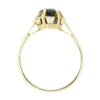 Pre Owned 9ct Yellow Gold Sapphire and Diamond Cluster Ring
