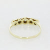 Pre Owned 9ct Yellow Gold Diamond Half Eternity Vintage Ring